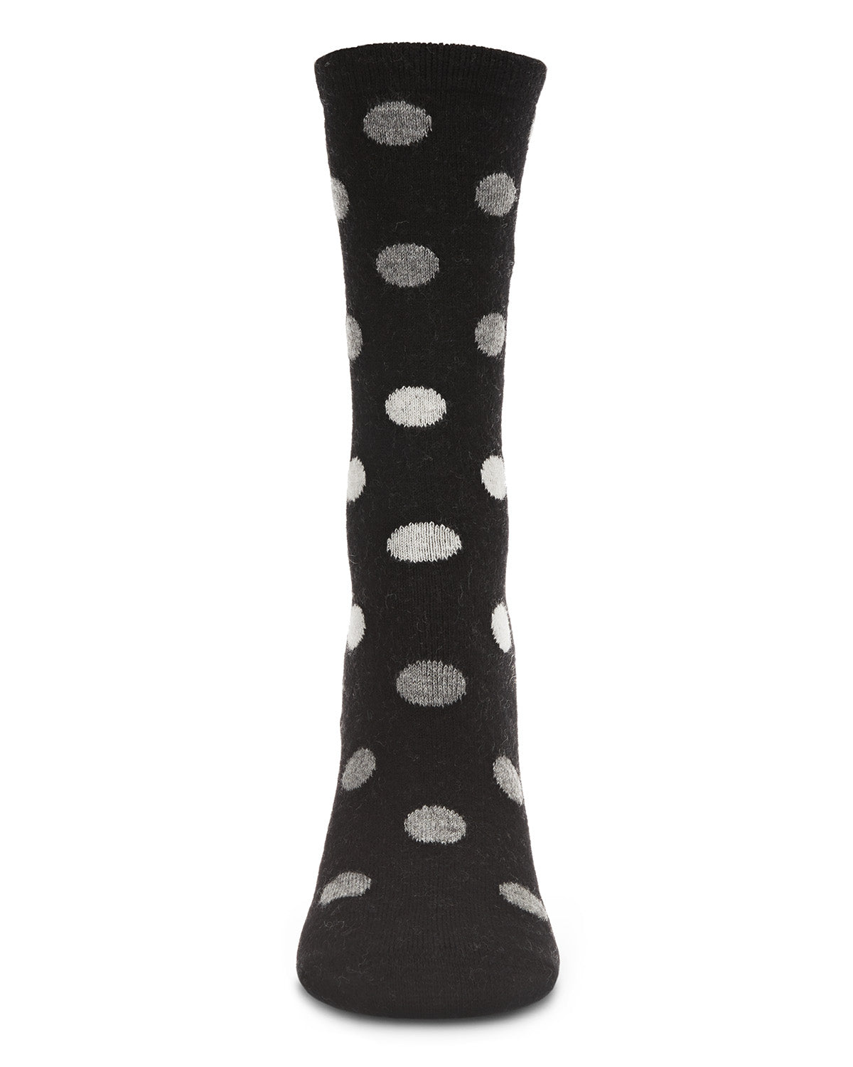 Regnsncox | Women's Multi Shade Polka Dot Cashmere Blend Crew Socks