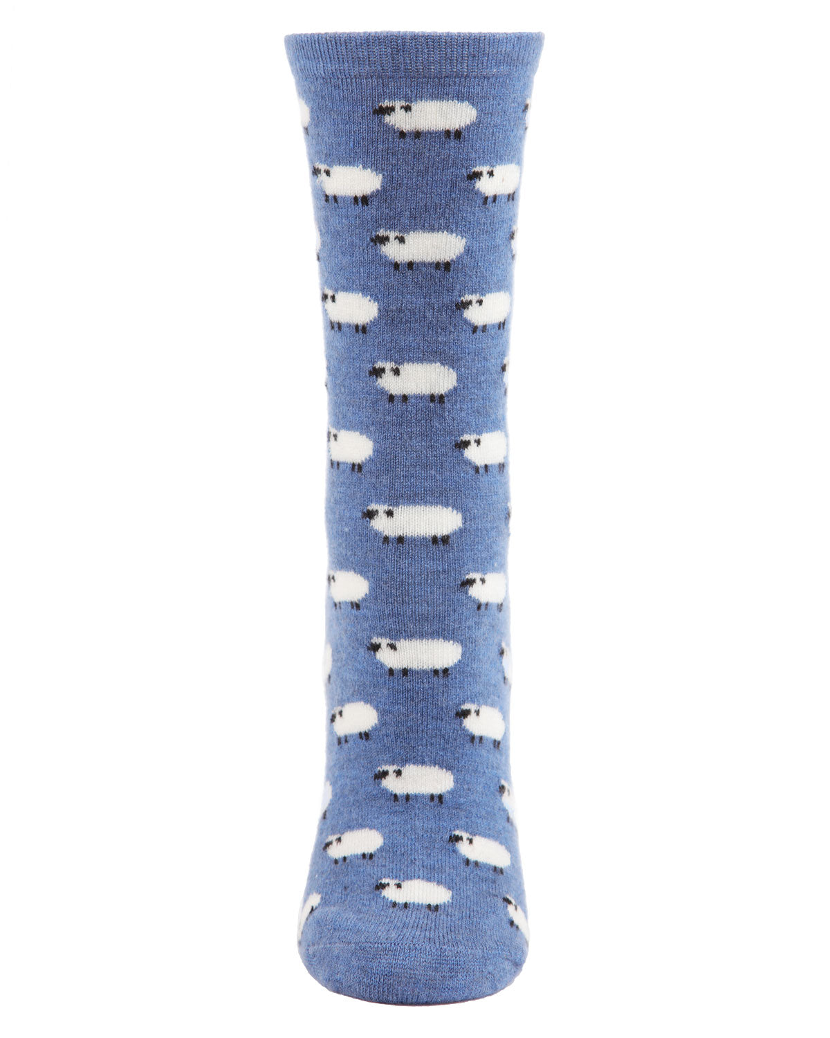 Regnsncox | Cashmere Blend Crew Socks with Soft Sheep Knit Detail