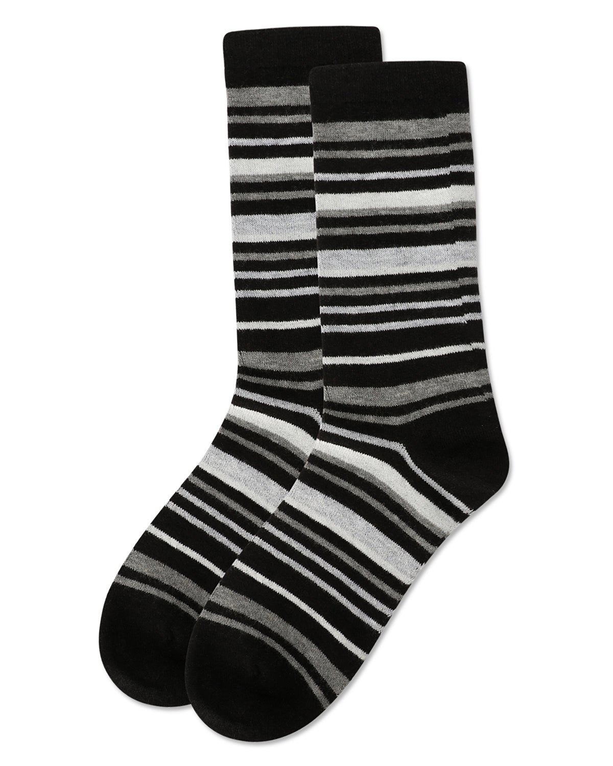 Regnsncox | Women's Luxurious Soft Striped Cashmere Crew Socks