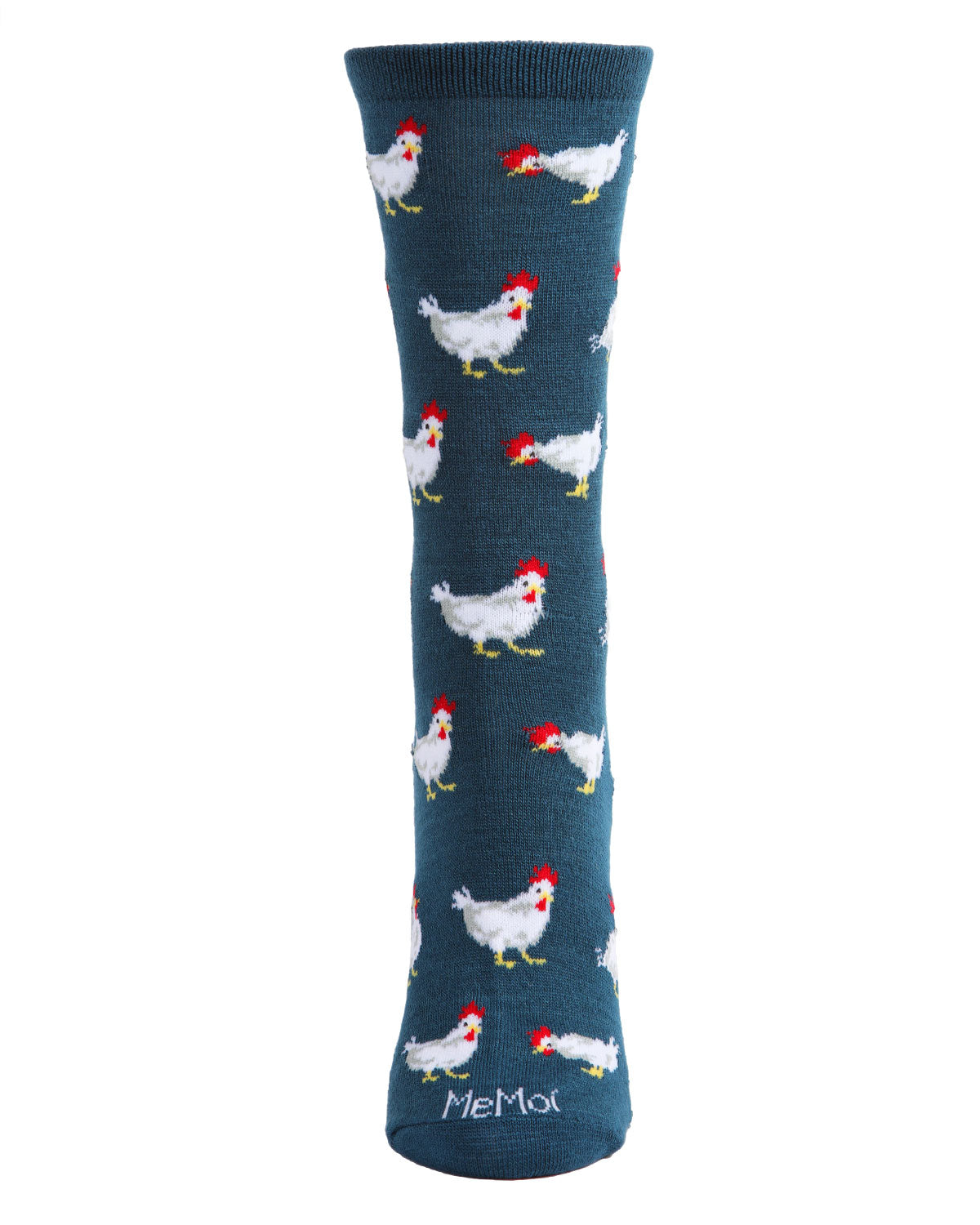 Regnsncox | Chicken Pattern Bamboo Crew Socks for Everyday Comfort