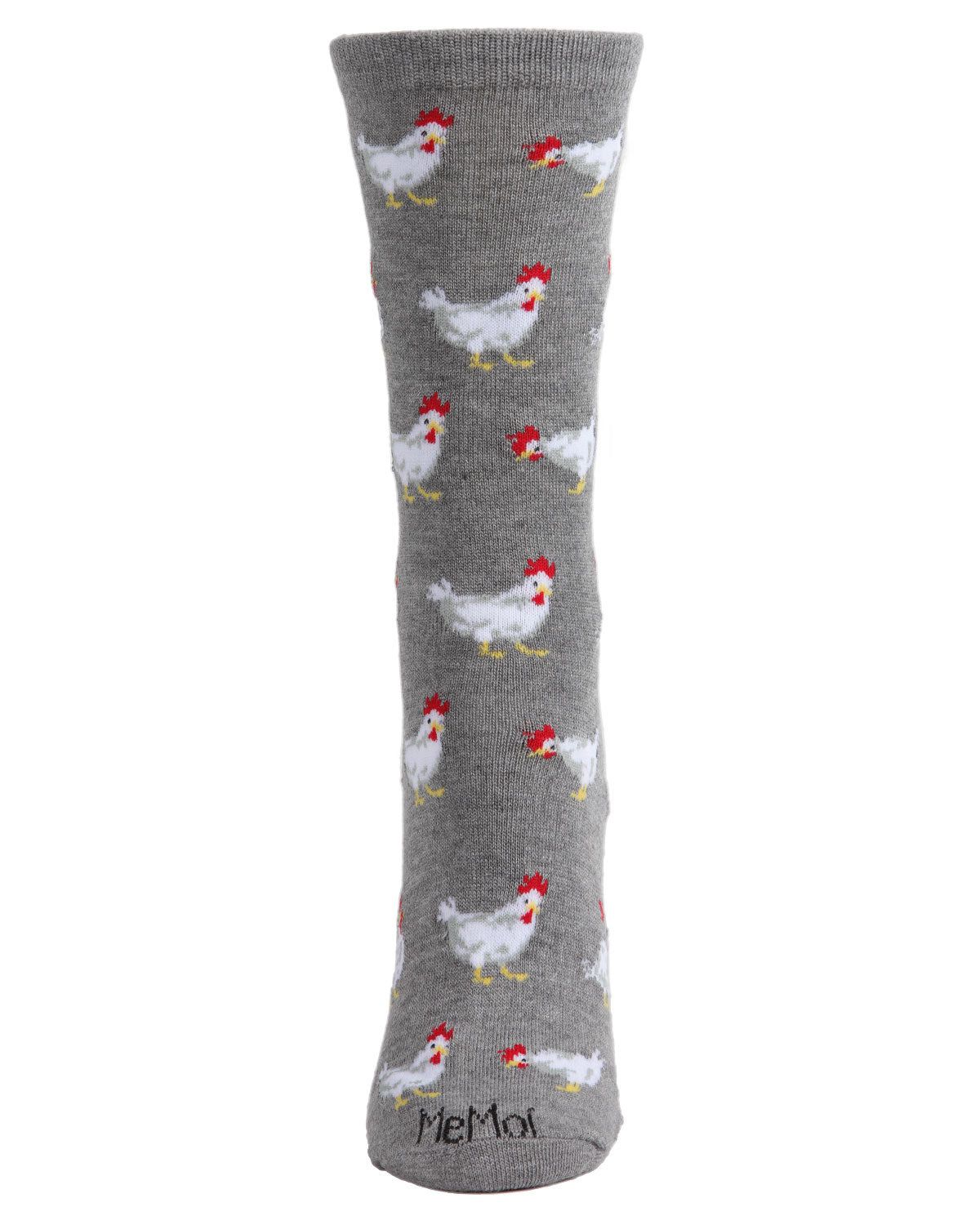 Regnsncox | Chicken Pattern Bamboo Crew Socks for Everyday Comfort