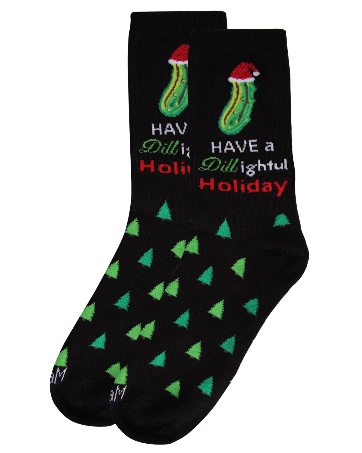 Regnsncox | Festive Dill-ightful Holiday Crew Socks for Comfort and Style
