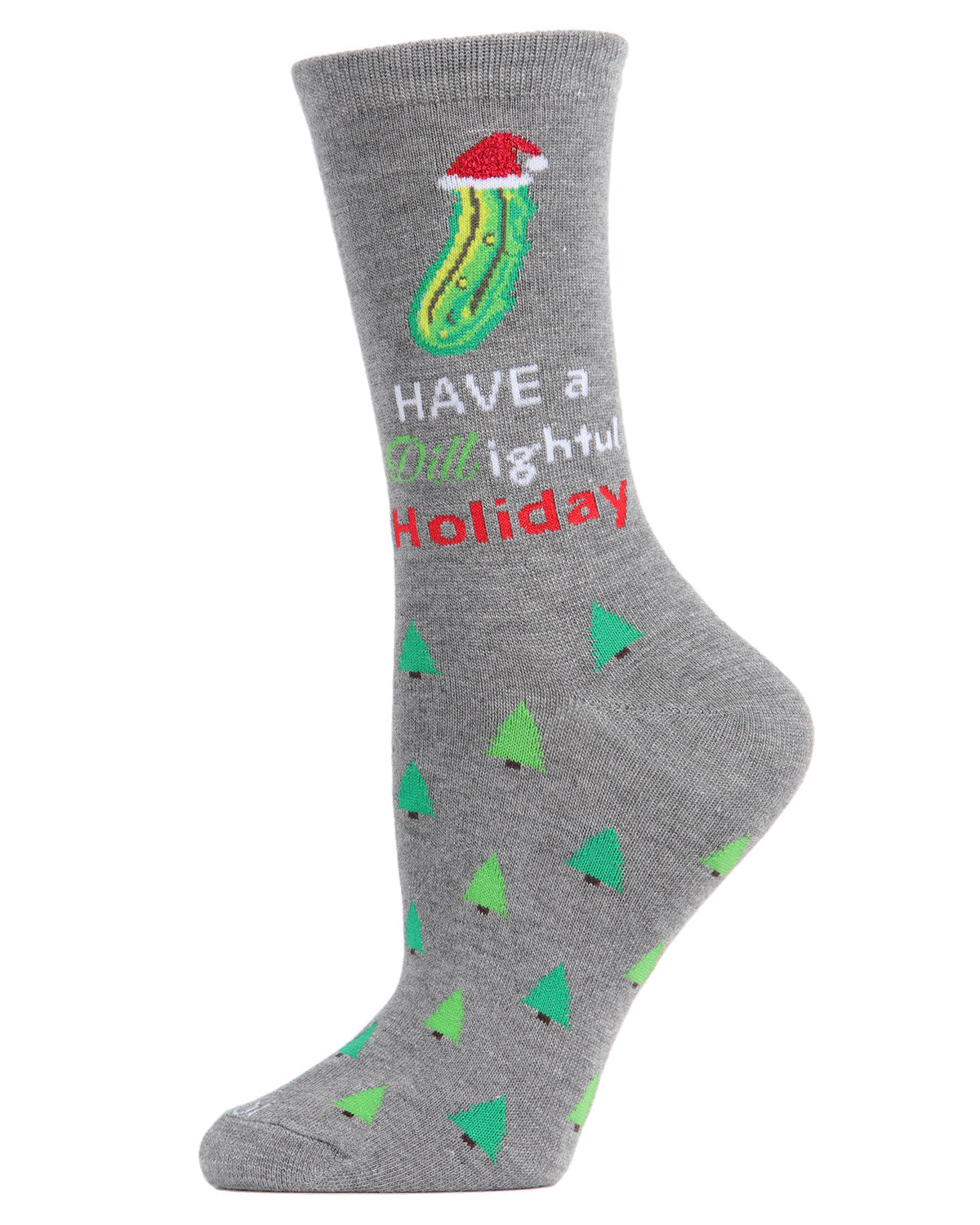 Regnsncox | Festive Dill-ightful Holiday Crew Socks for Comfort and Style