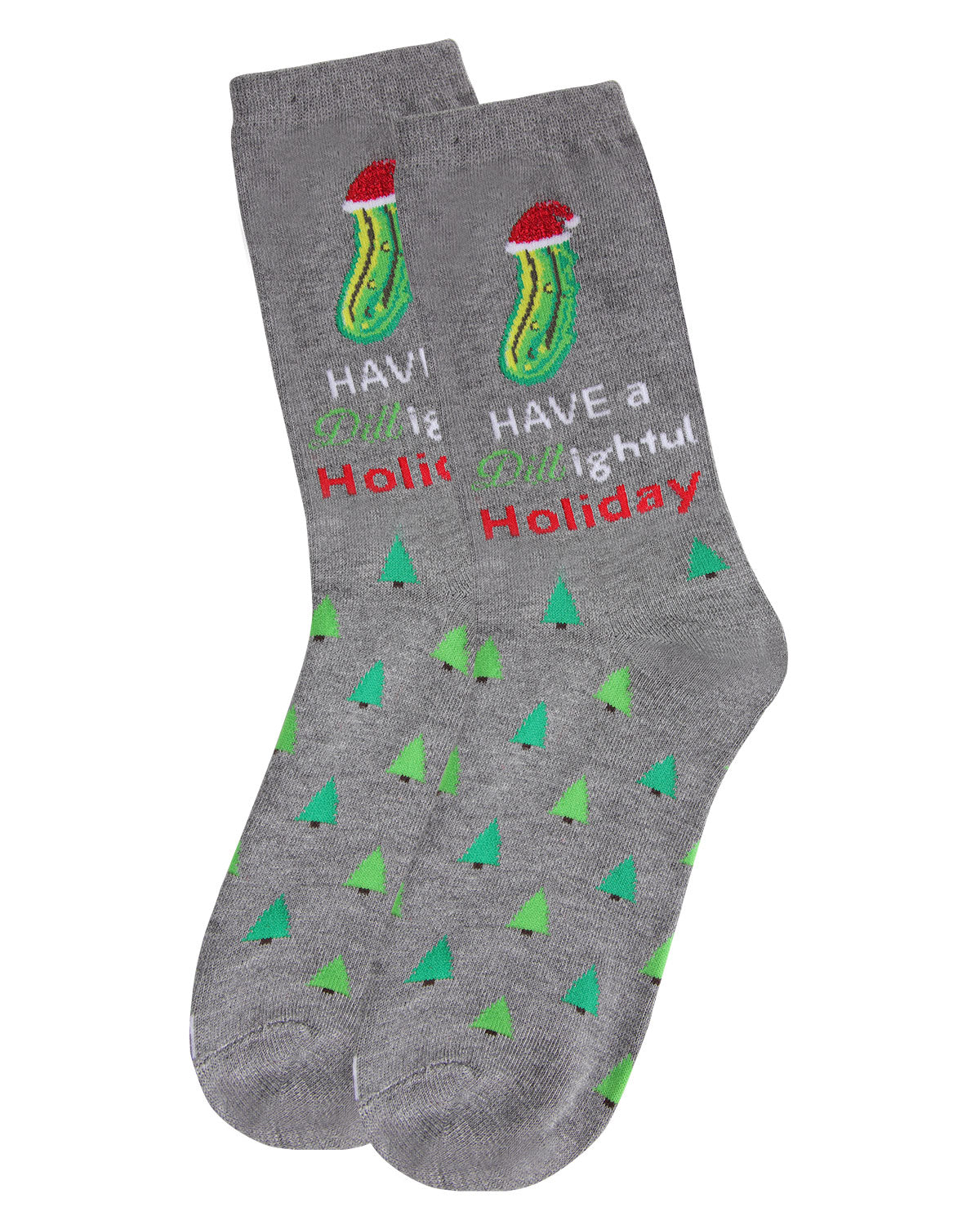 Regnsncox | Festive Dill-ightful Holiday Crew Socks for Comfort and Style