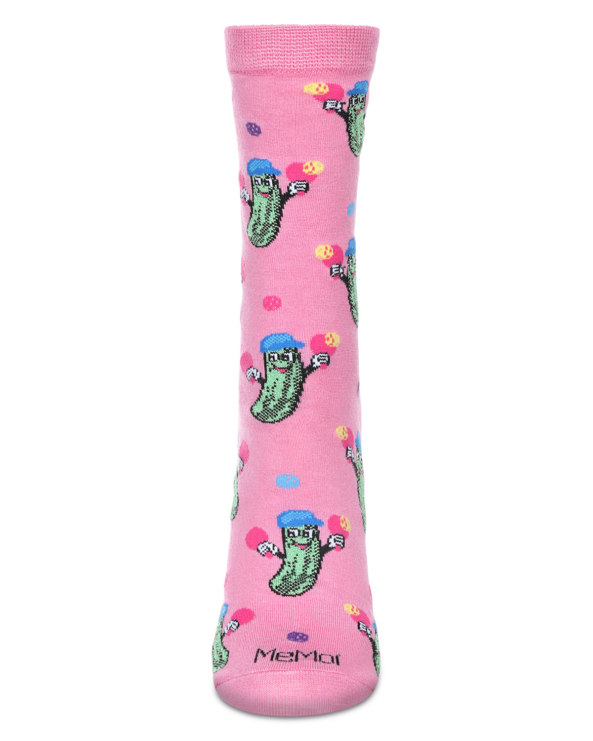 Regnsncox | Pickleball-Themed Bamboo Blend Crew Socks for Everyday Comfort