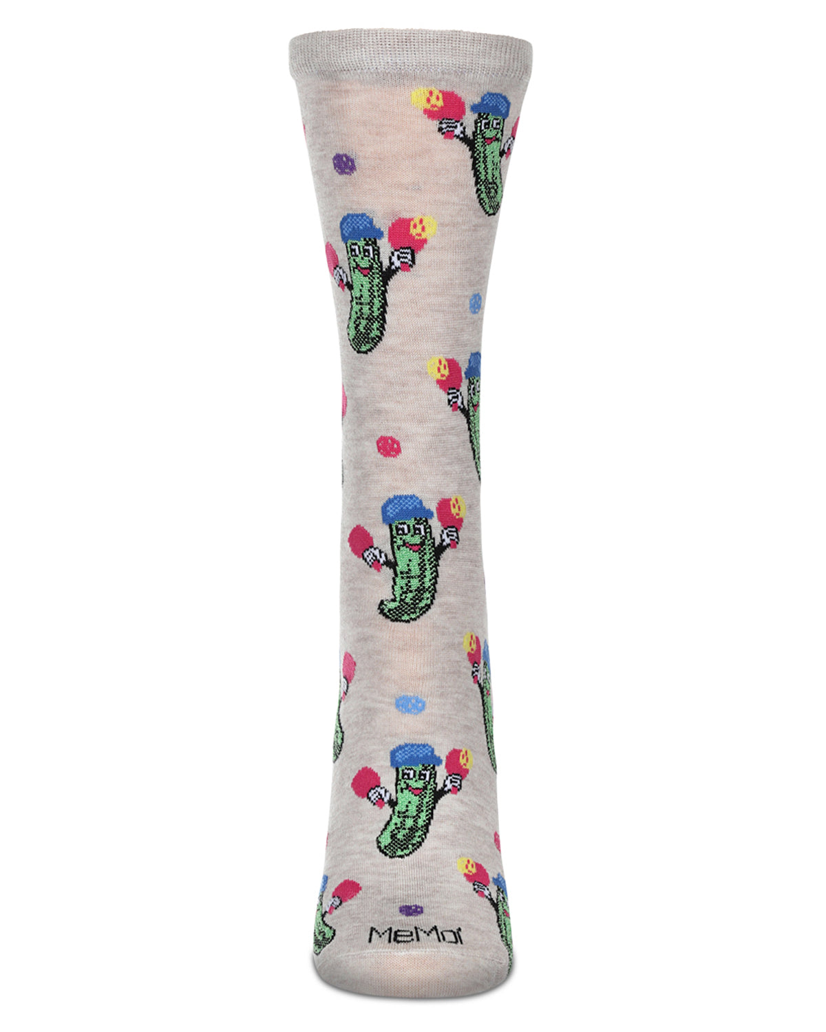 Regnsncox | Pickleball-Themed Bamboo Blend Crew Socks for Everyday Comfort