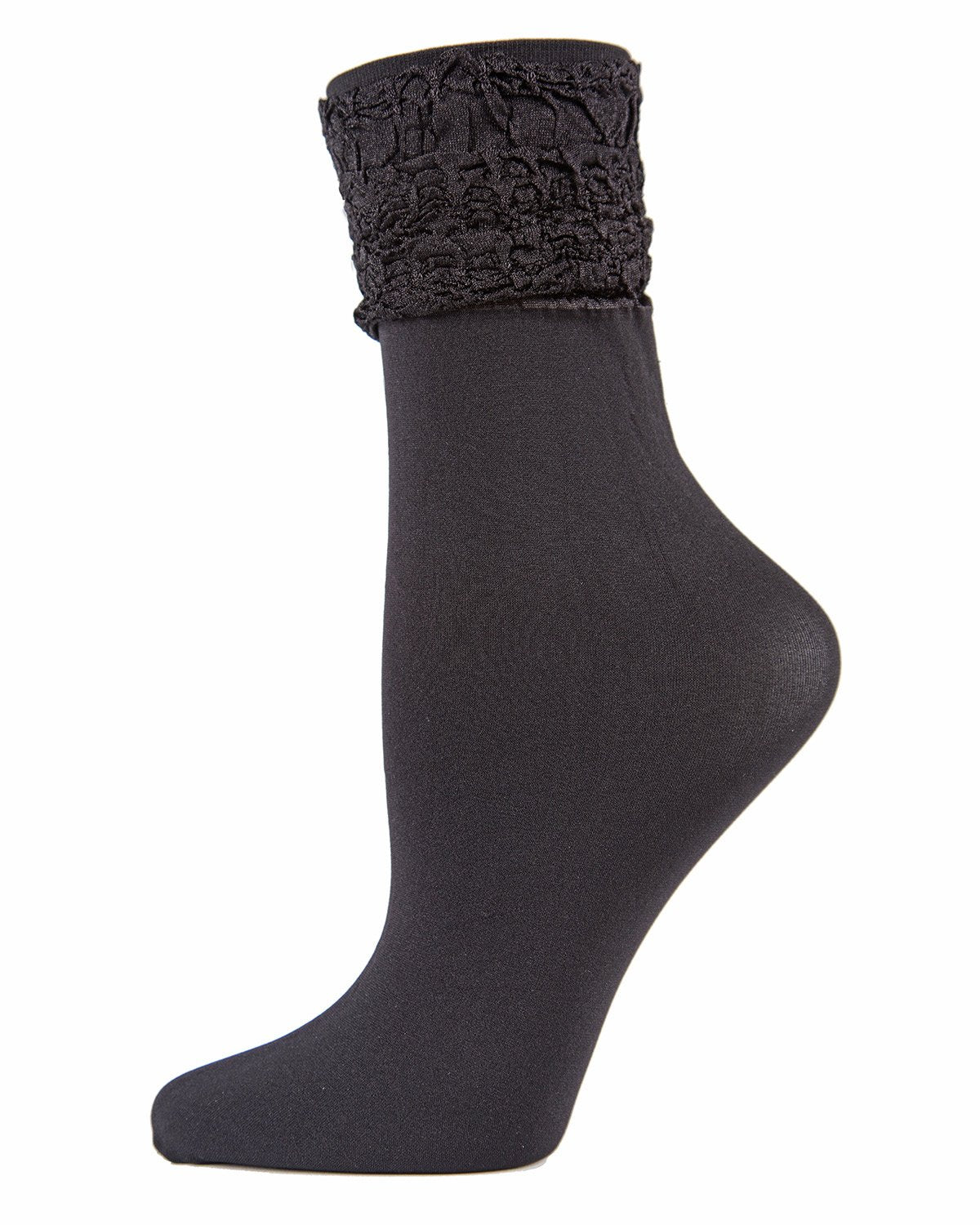 Regnsncox | Romantic Ruffle Shimmer Ankle Socks for Women