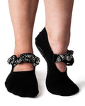 Regnsncox | Scrunch Strap Grip Socks with Soft Cotton Blend  Scrunchy Grip Socks