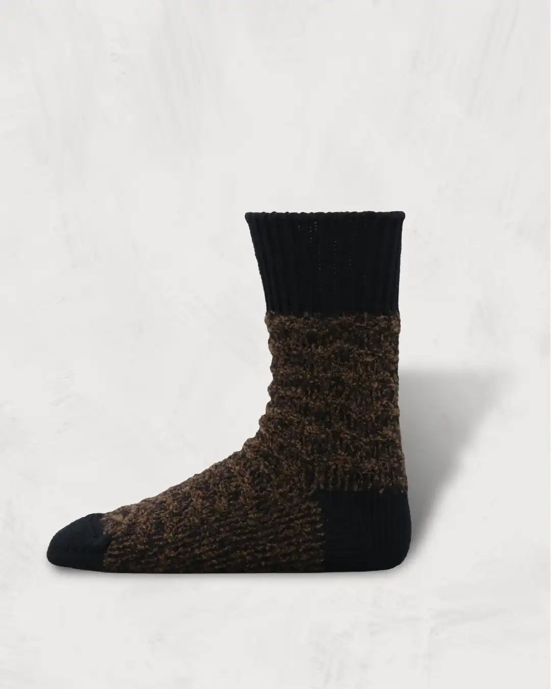 Regnsncox | Textured Alpaca Knit Socks with Links Pattern