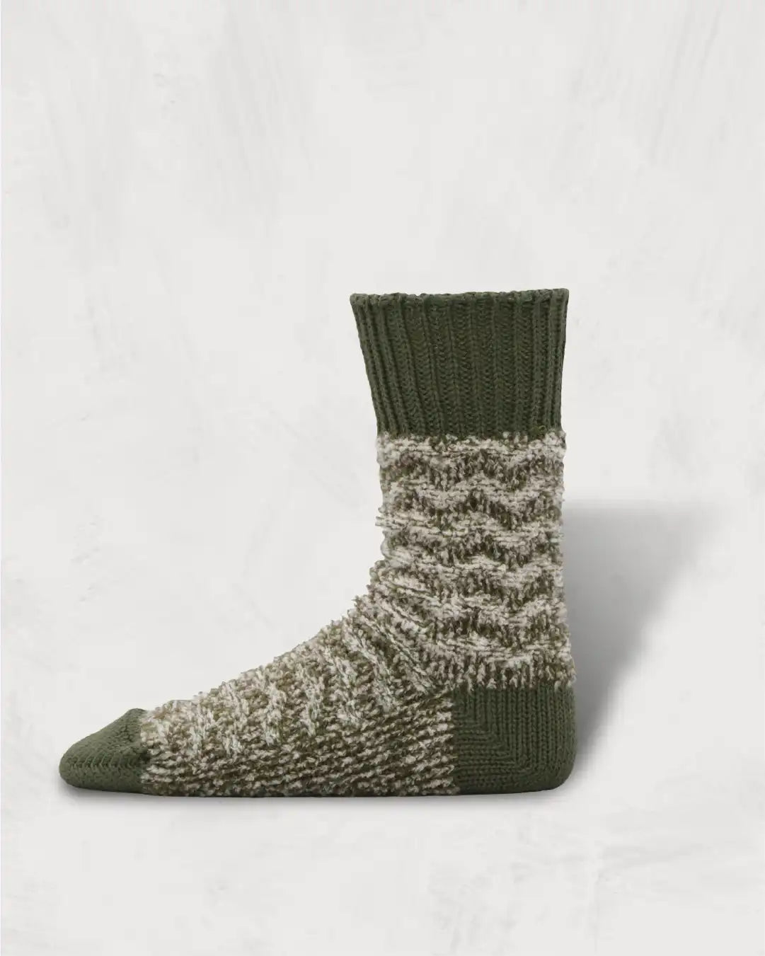 Regnsncox | Textured Alpaca Knit Socks with Links Pattern