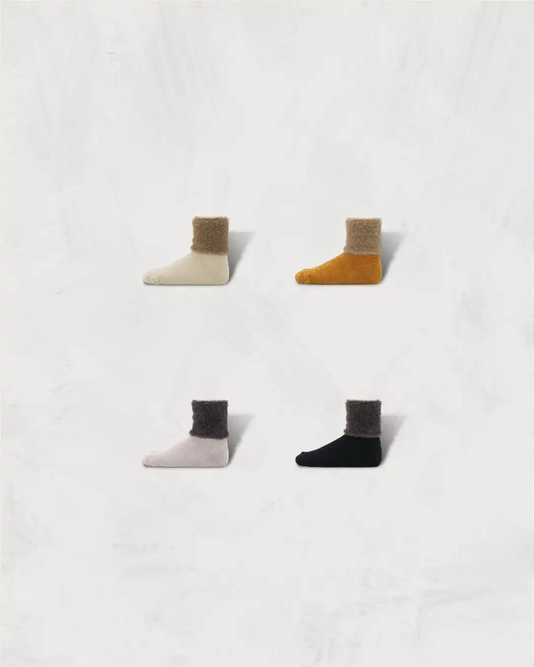 Regnsncox | Short-Length Faux Fur Texture Socks