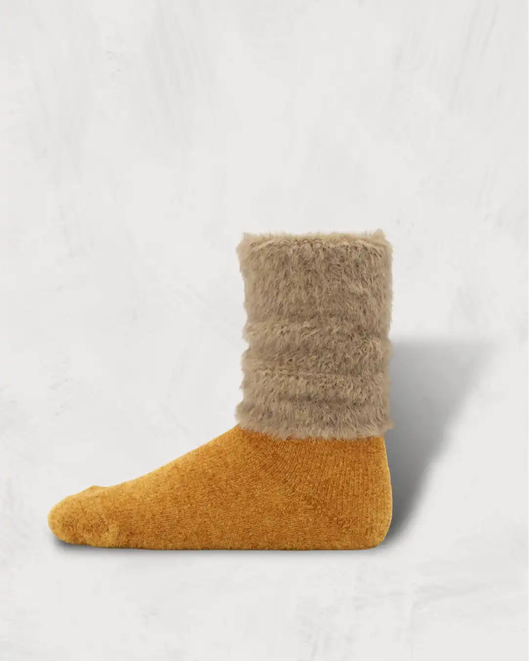 Regnsncox | Long Fur-Texture Socks with Foldable Design
