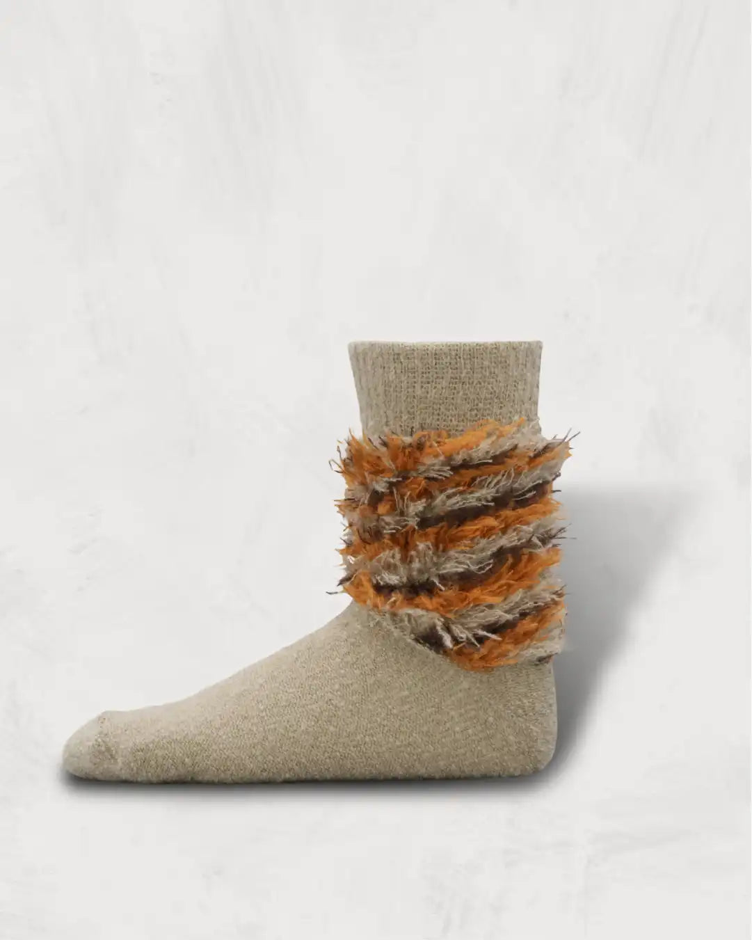 Regnsncox | Spiral Knit Shaggy Texture Socks