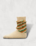 Regnsncox | Spiral Knit Shaggy Texture Socks