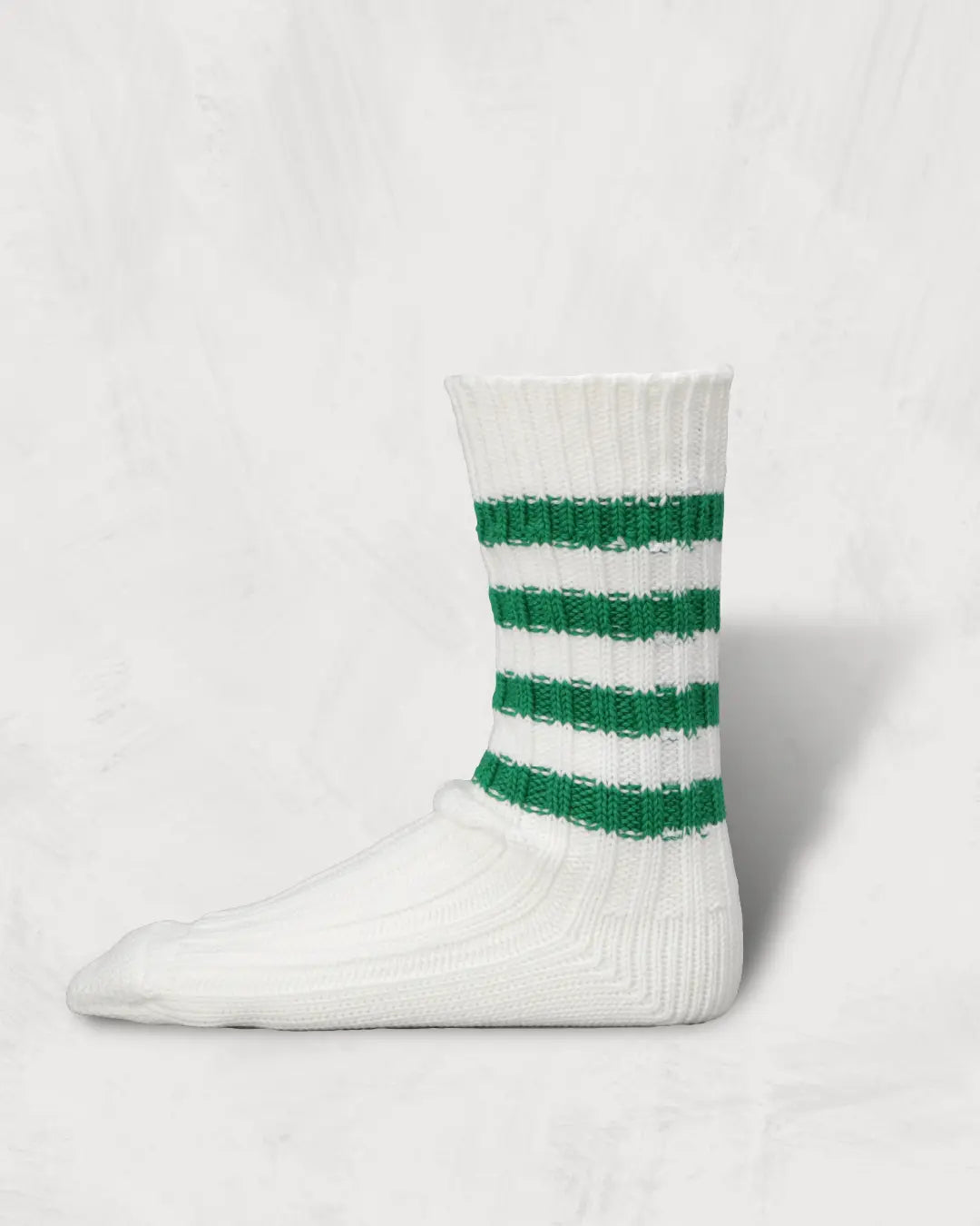 Regnsncox | Heavyweight Ribbed Socks with Precision-Knit Stripe Pattern