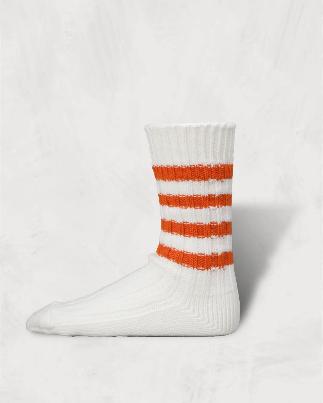 Regnsncox | Heavyweight Ribbed Socks with Precision-Knit Stripe Pattern