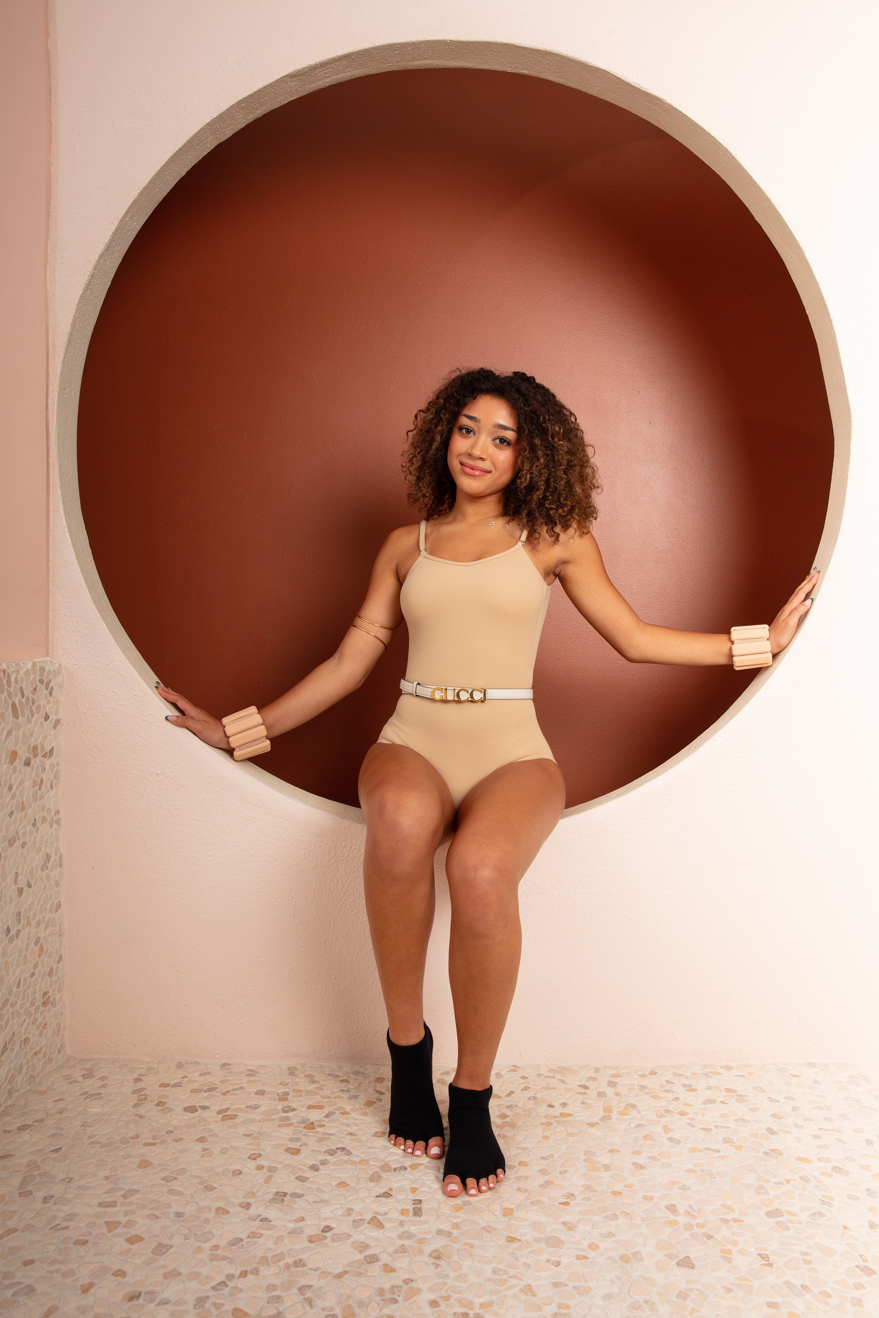 Regnsncox | Open Toe Crew Grip Socks for Indoor Comfort