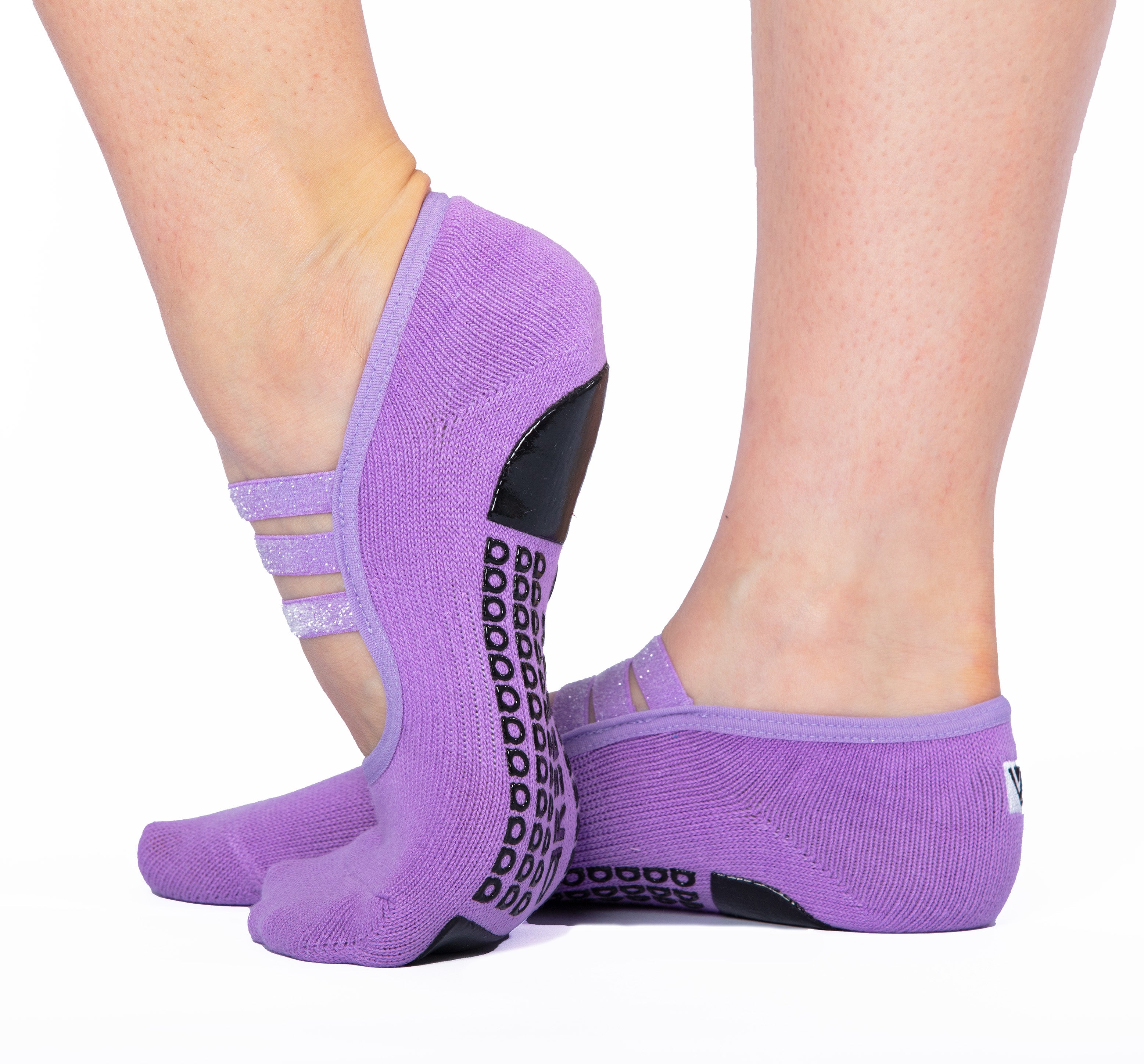 Regnsncox | Women’s Grip Socks with Sparkle Strap Detail