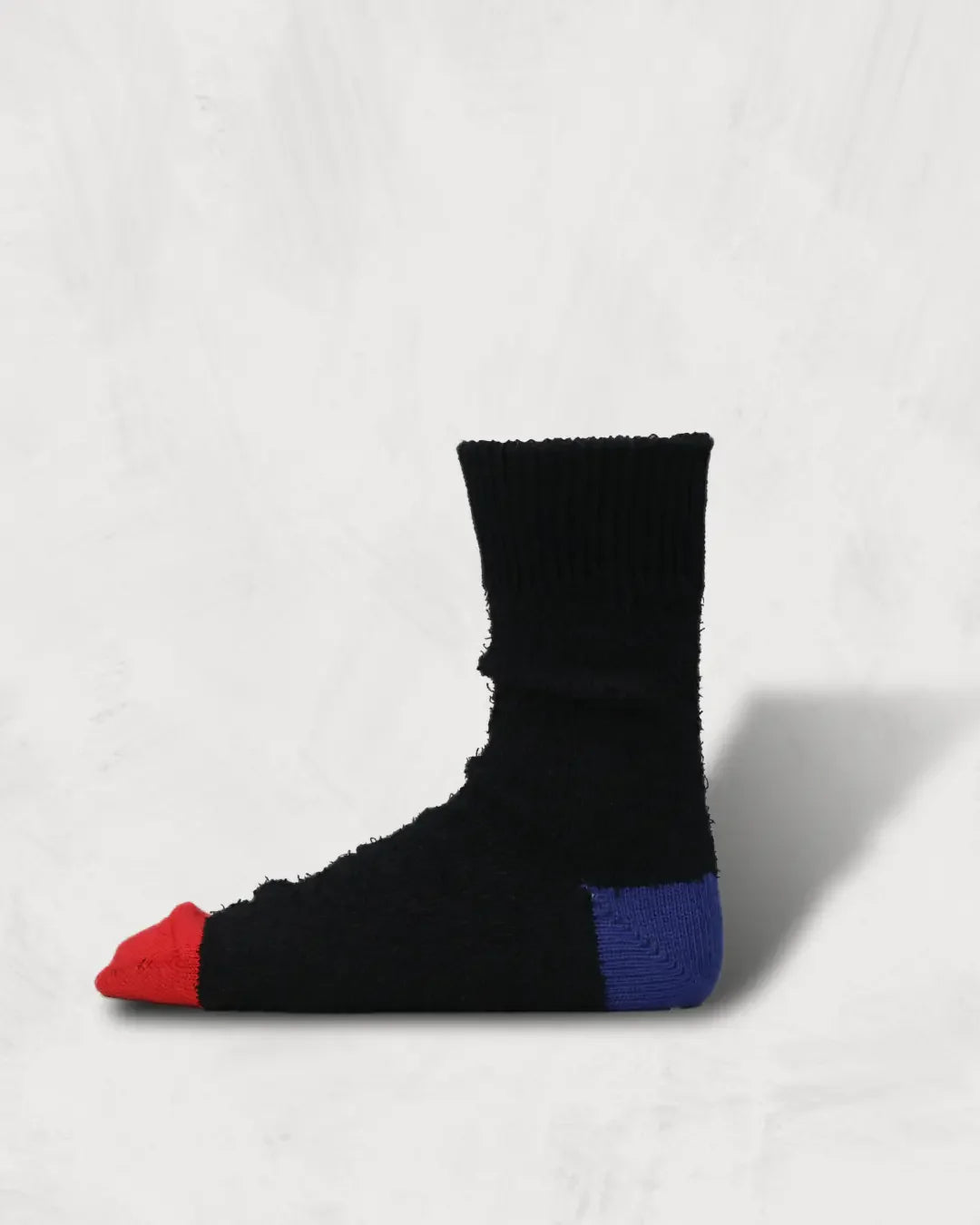Regnsncox | Multicolor Textured Cotton Socks with Mixed Yarn Construction