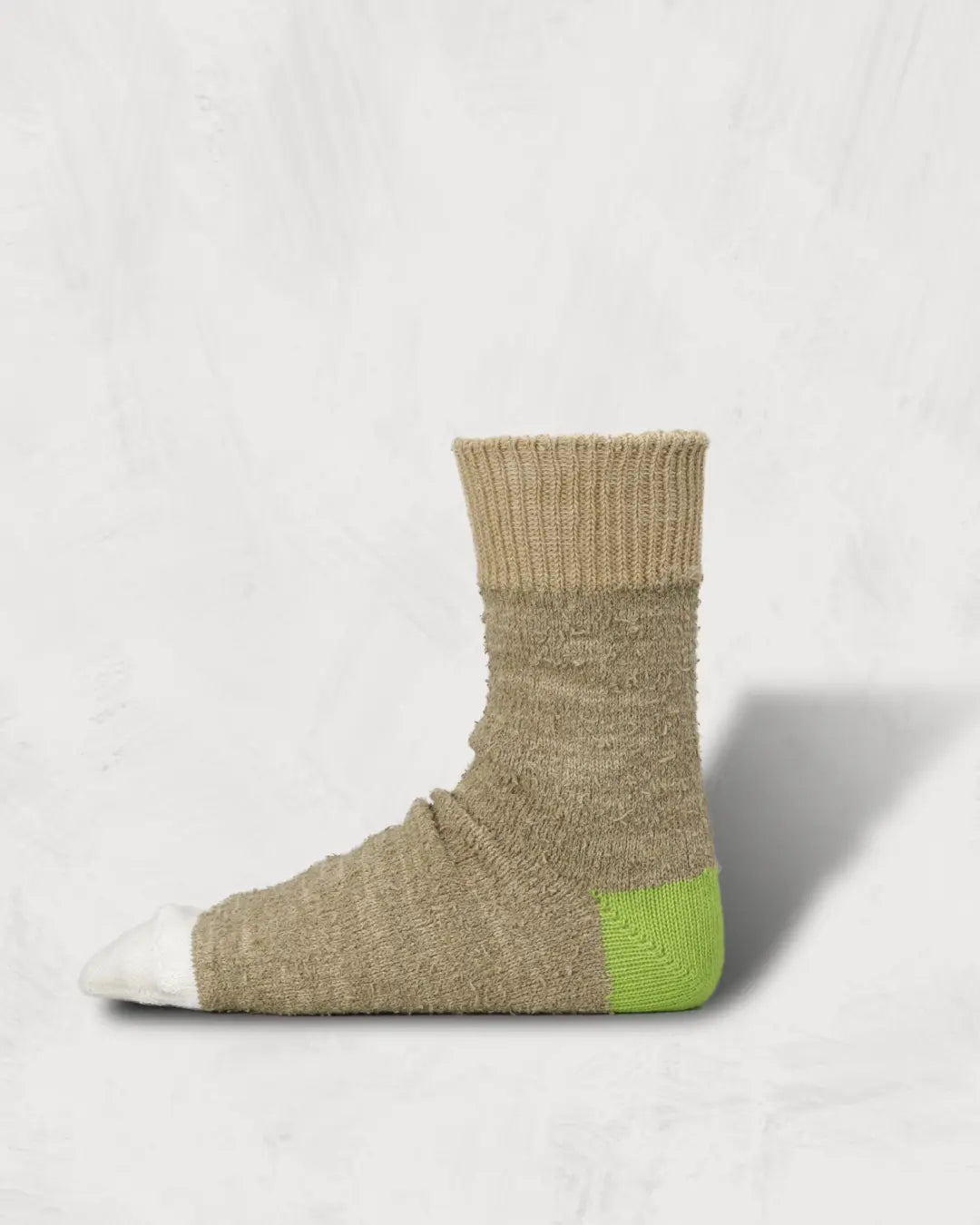 Regnsncox | Multicolor Textured Cotton Socks with Mixed Yarn Construction