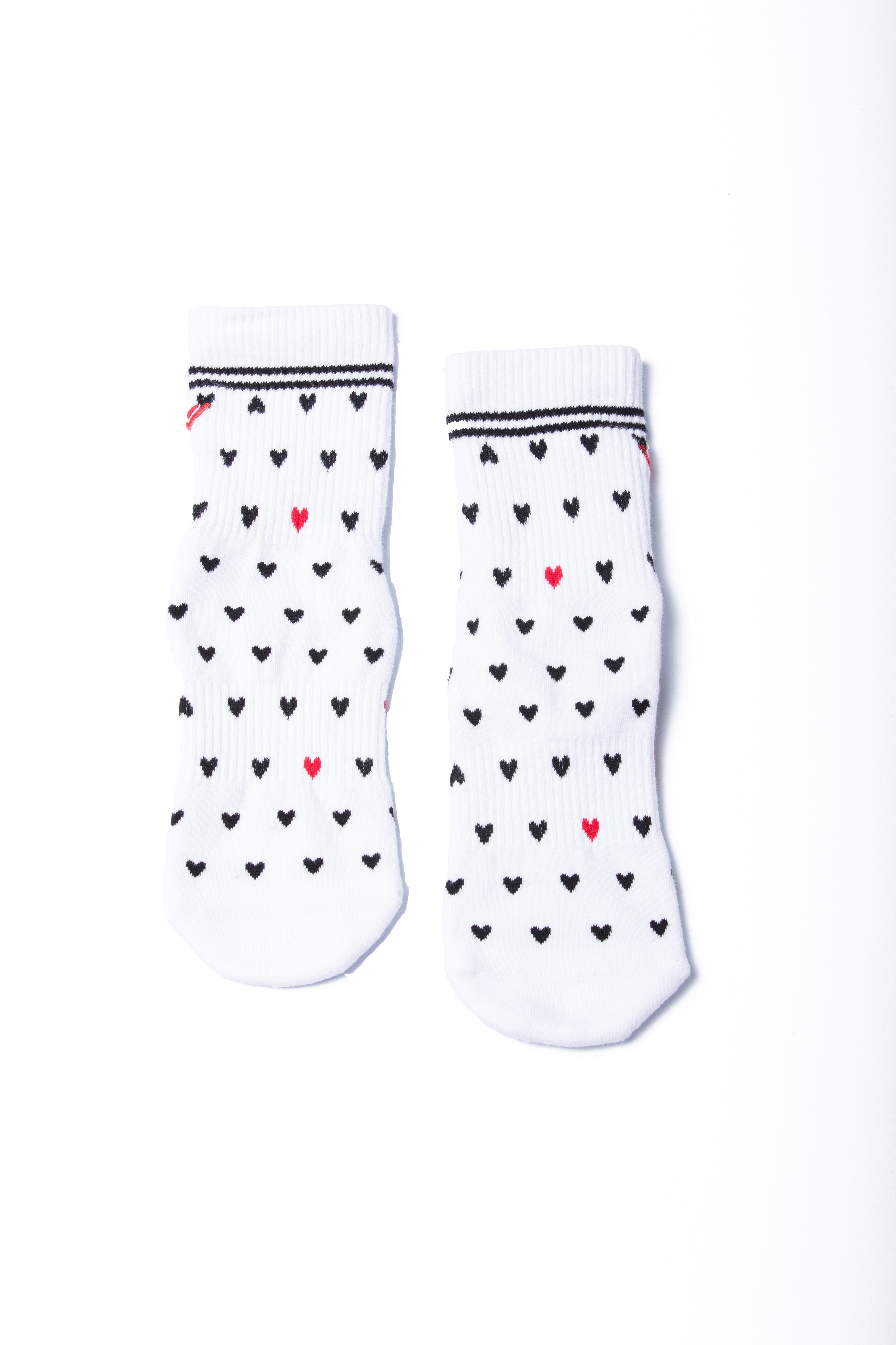 Regnsncox | Women’s Classic Crew Grip Socks with Stripe Detail
