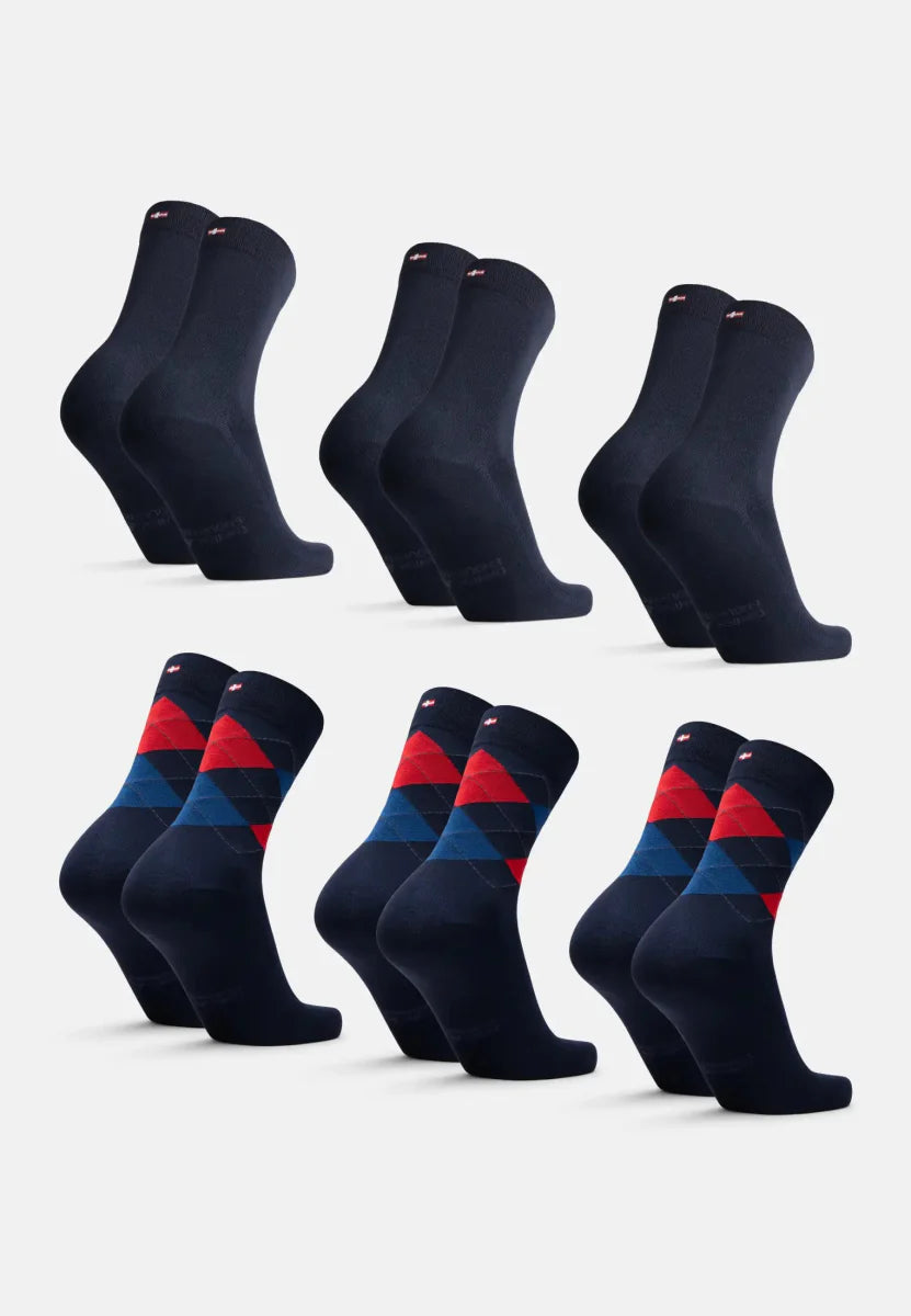 Regnsncox | Bamboo Viscose Crew Dress Socks for Formal and Everyday Wear