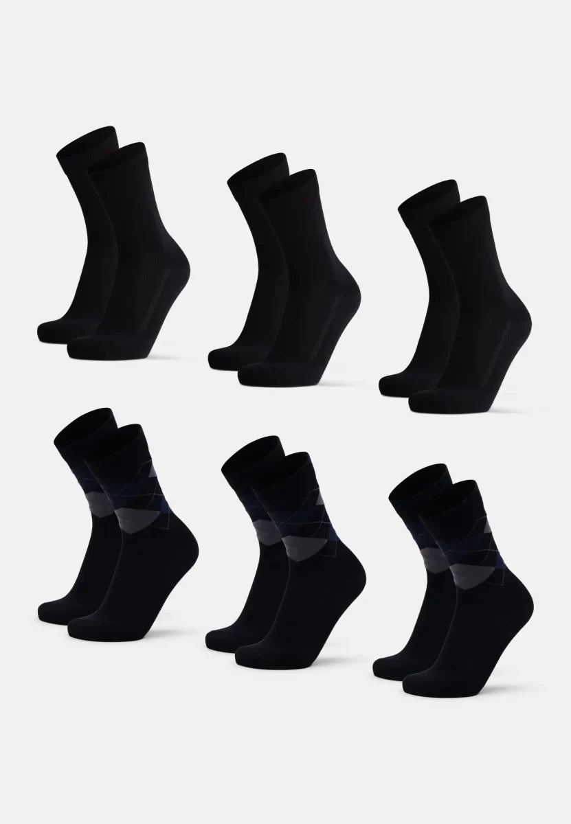 Regnsncox | Bamboo Viscose Crew Dress Socks for Formal and Everyday Wear