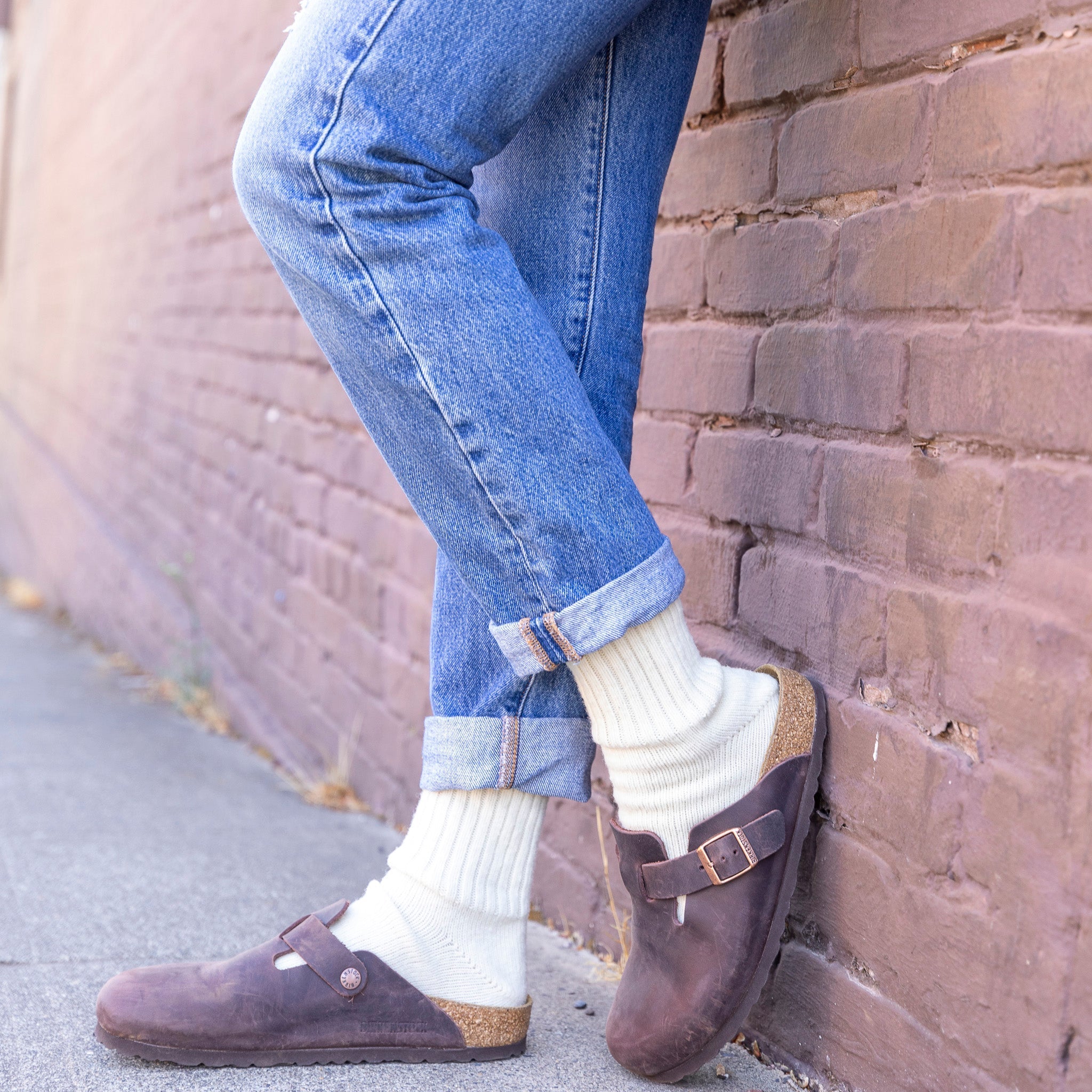 Regnsncox | Medium Weight Wool Blend Crew Socks for Everyday Wear