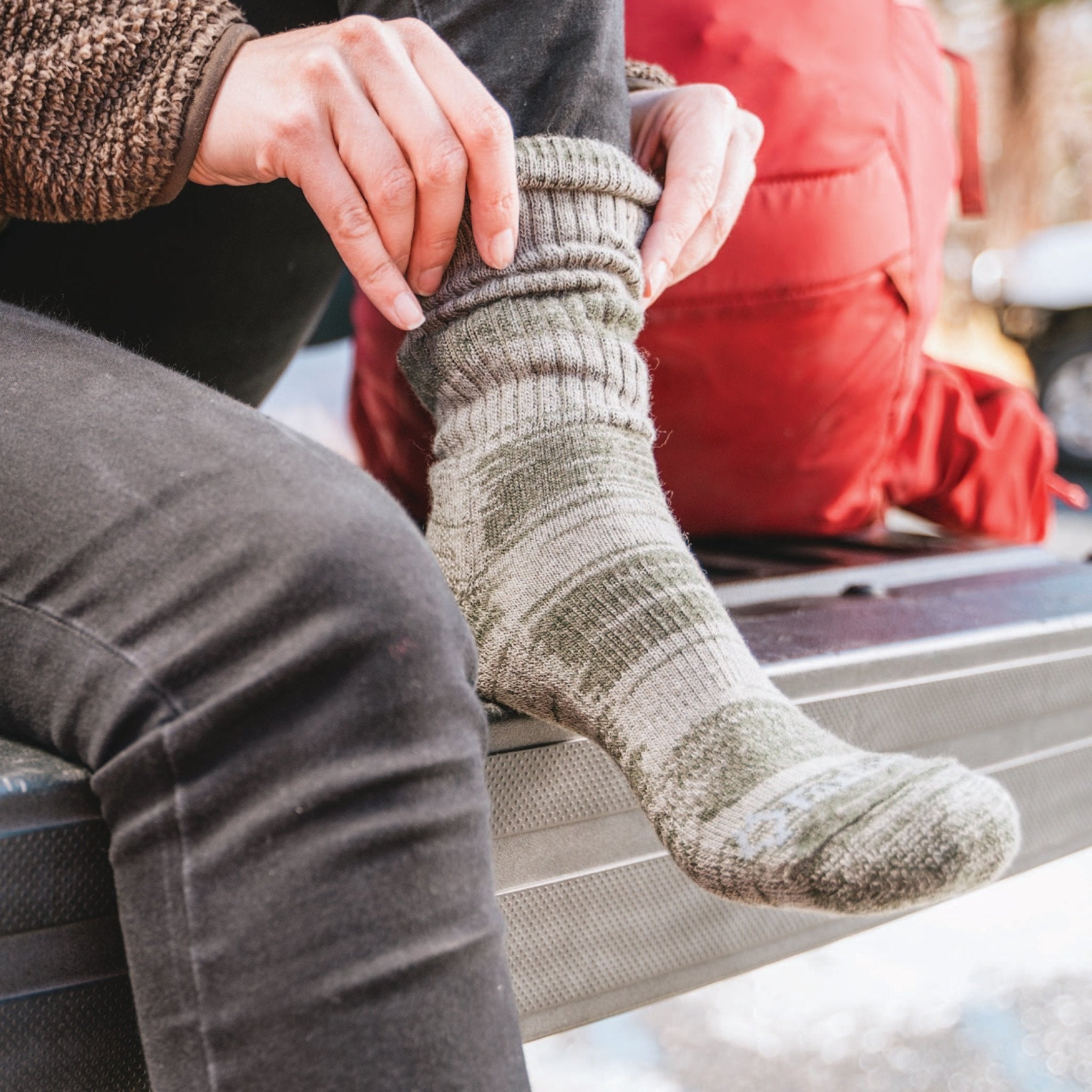 Jasper Medium Weight Crew Hiking Sock