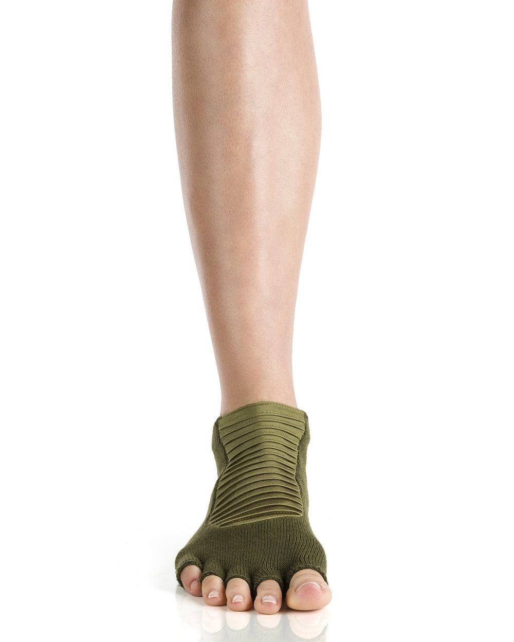 Regnsncox | Women’s Open Toe Grip Socks with Pleated Interior Design