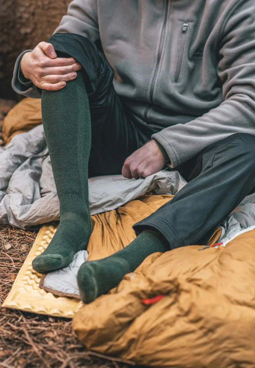 Regnsncox | Knee-High Merino Wool Hiking Socks for Full Calf Protection