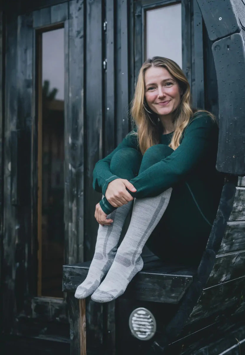 Regnsncox | Knee-High Merino Wool Hiking Socks for Full Calf Protection