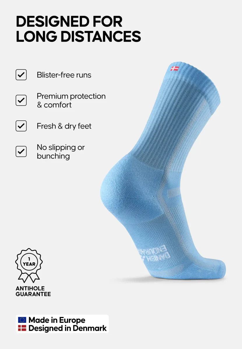 Regnsncox | Long-Distance Crew Running Socks for All-Day Comfort
