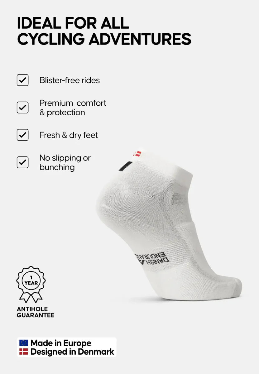 Regnsncox | Breathable Low-Cut Cycling Socks for Blister-Free Rides