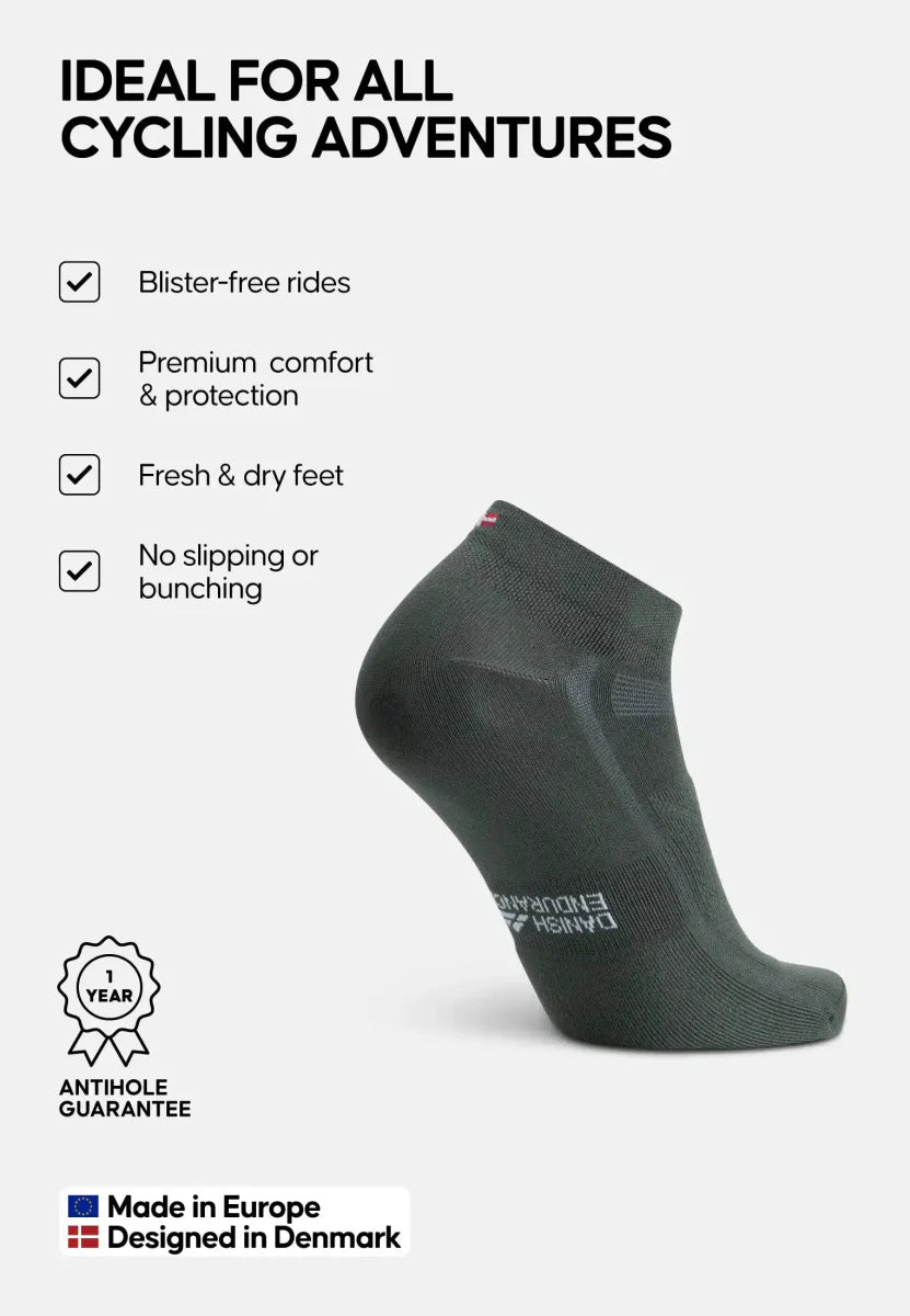 Regnsncox | Breathable Low-Cut Cycling Socks for Blister-Free Rides