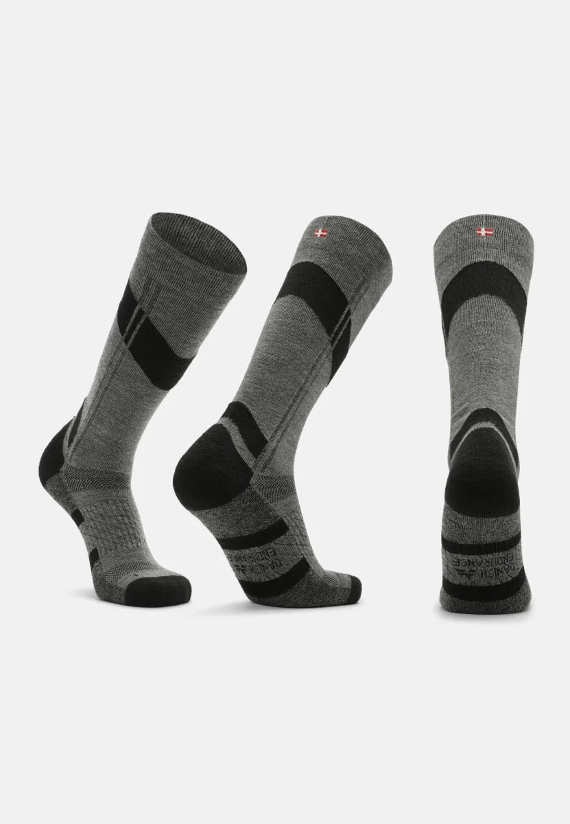 Regnsncox | Merino Wool Compression Ski Socks for Cold Weather Support