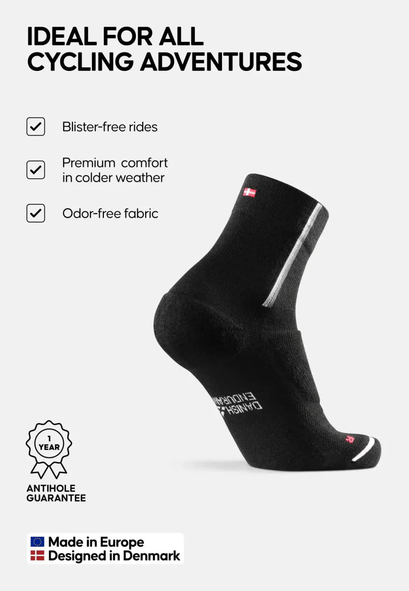 Regnsncox | Merino Wool Cycling Socks for Cold-Weather Comfort