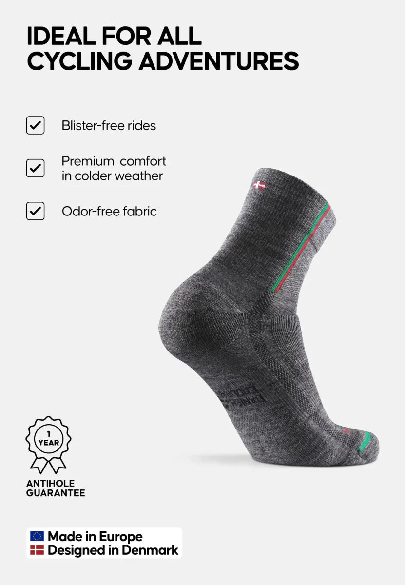Regnsncox | Merino Wool Cycling Socks for Cold-Weather Comfort