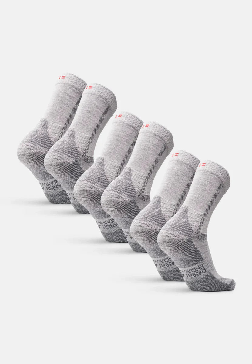 Regnsncox | Merino Wool Blend Hiking Crew Socks for Outdoor Wear