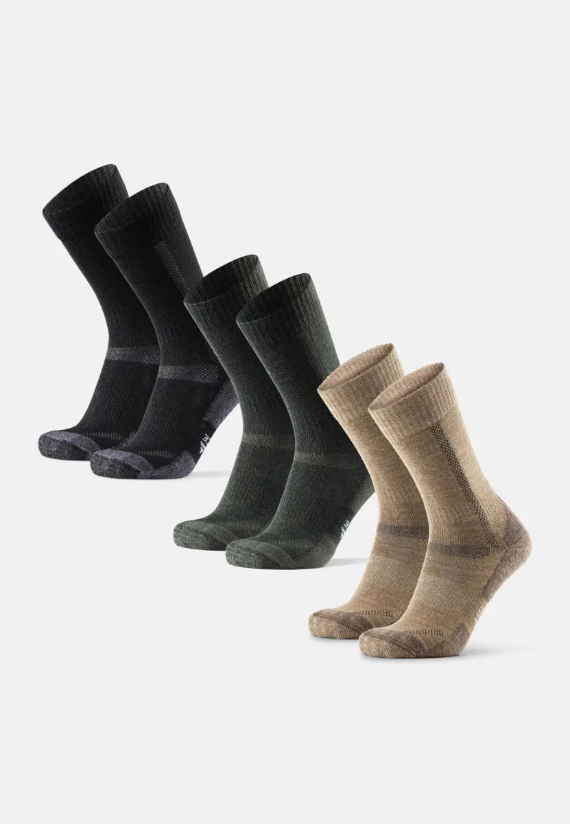 Regnsncox | Merino Wool Blend Hiking Crew Socks for Outdoor Wear