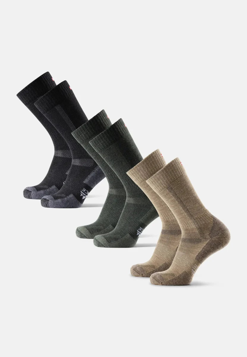 Regnsncox | Merino Wool Blend Hiking Crew Socks for Outdoor Wear