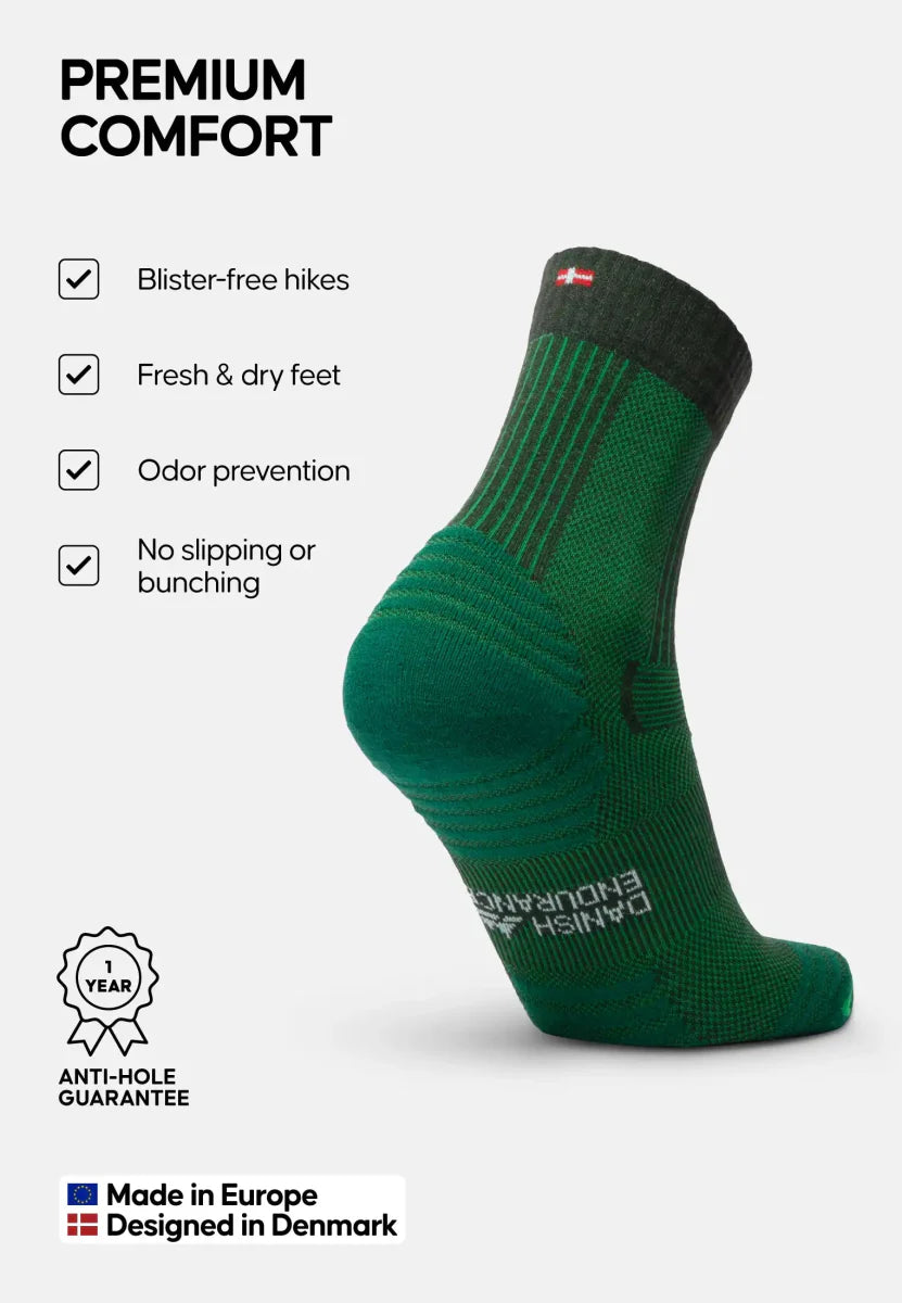Regnsncox | Lightweight Merino Wool Blend Hiking Crew Socks