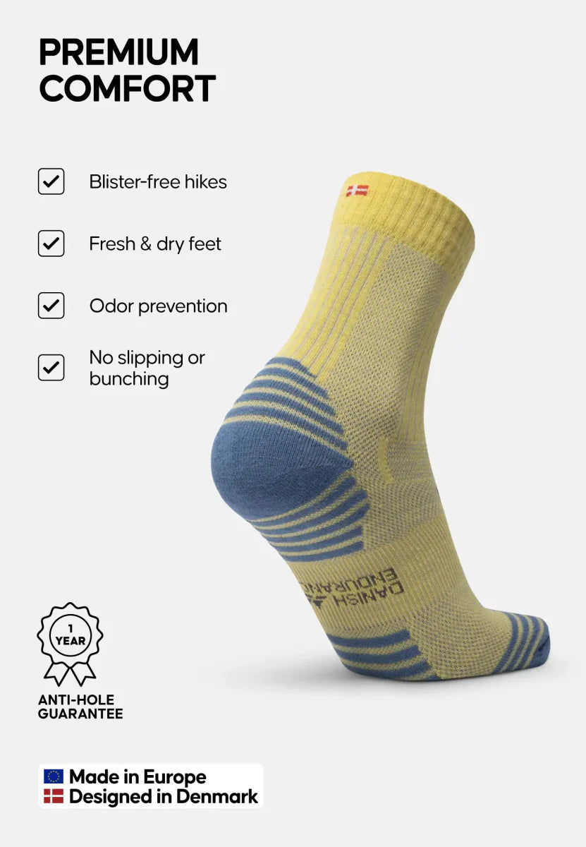 Regnsncox | Lightweight Merino Wool Blend Hiking Crew Socks