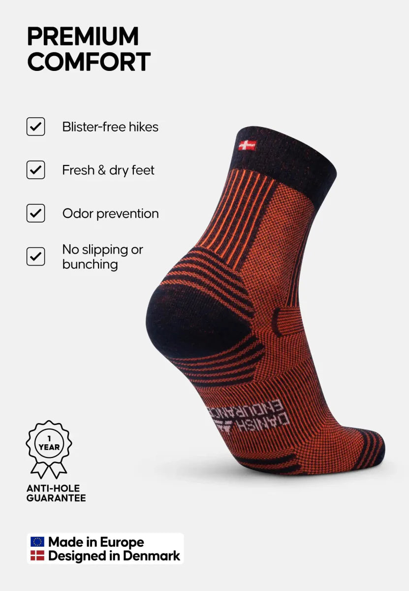 Regnsncox | Lightweight Merino Wool Blend Hiking Crew Socks