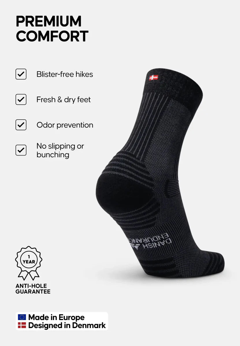 Regnsncox | Lightweight Merino Wool Blend Hiking Crew Socks