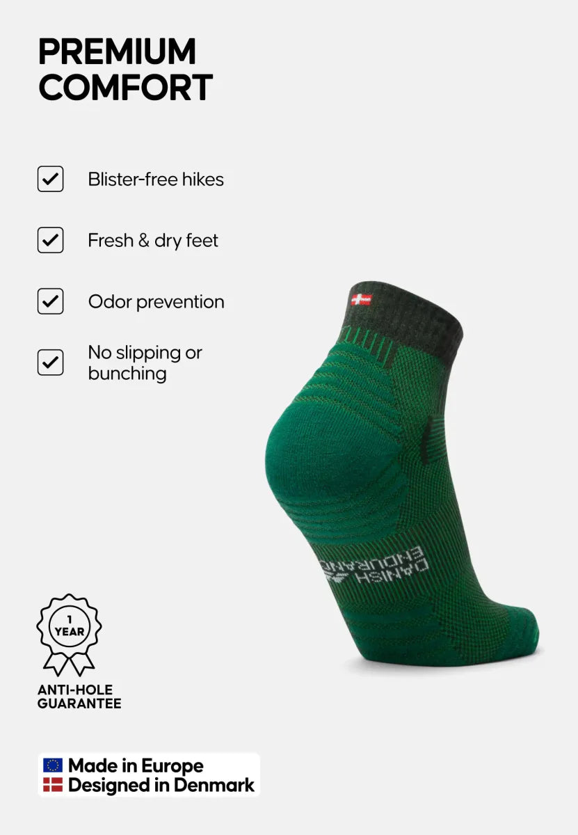 Regnsncox | Low-Cut Merino Wool Hiking Socks for Comfortable Trails