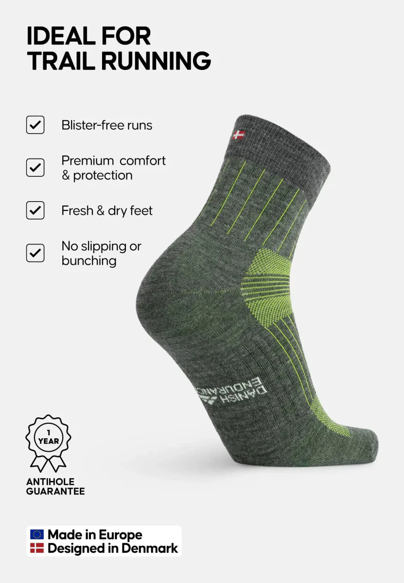 Regnsncox | Merino Wool Running Crew Socks