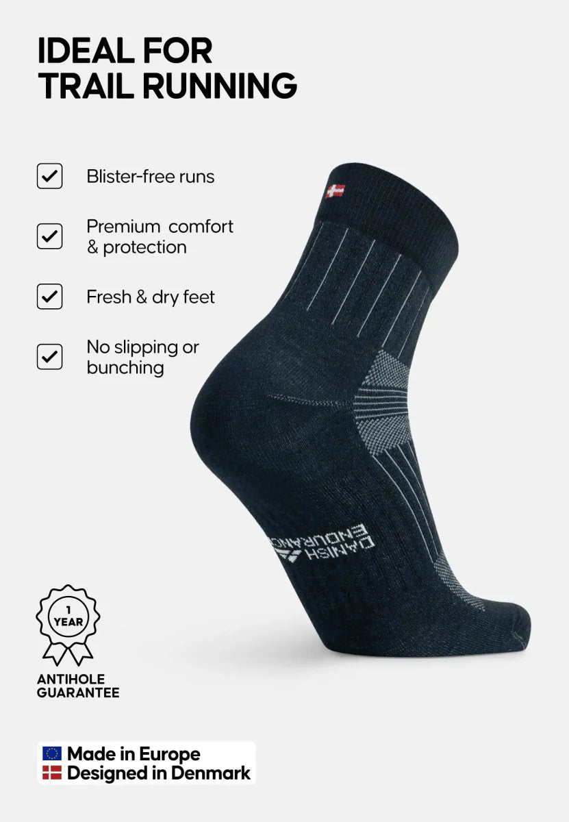 Regnsncox | Merino Wool Running Crew Socks