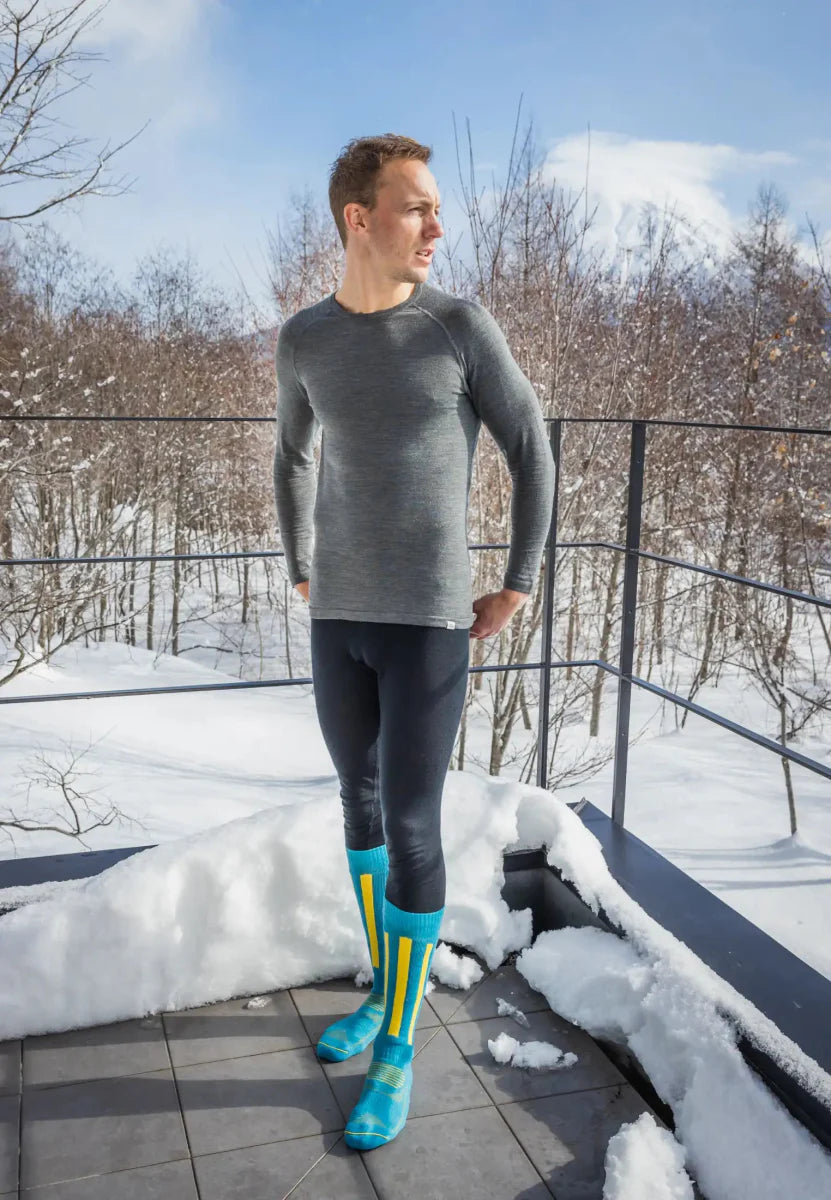 Regnsncox | Merino Wool Ski Crew Socks for Winter Sports