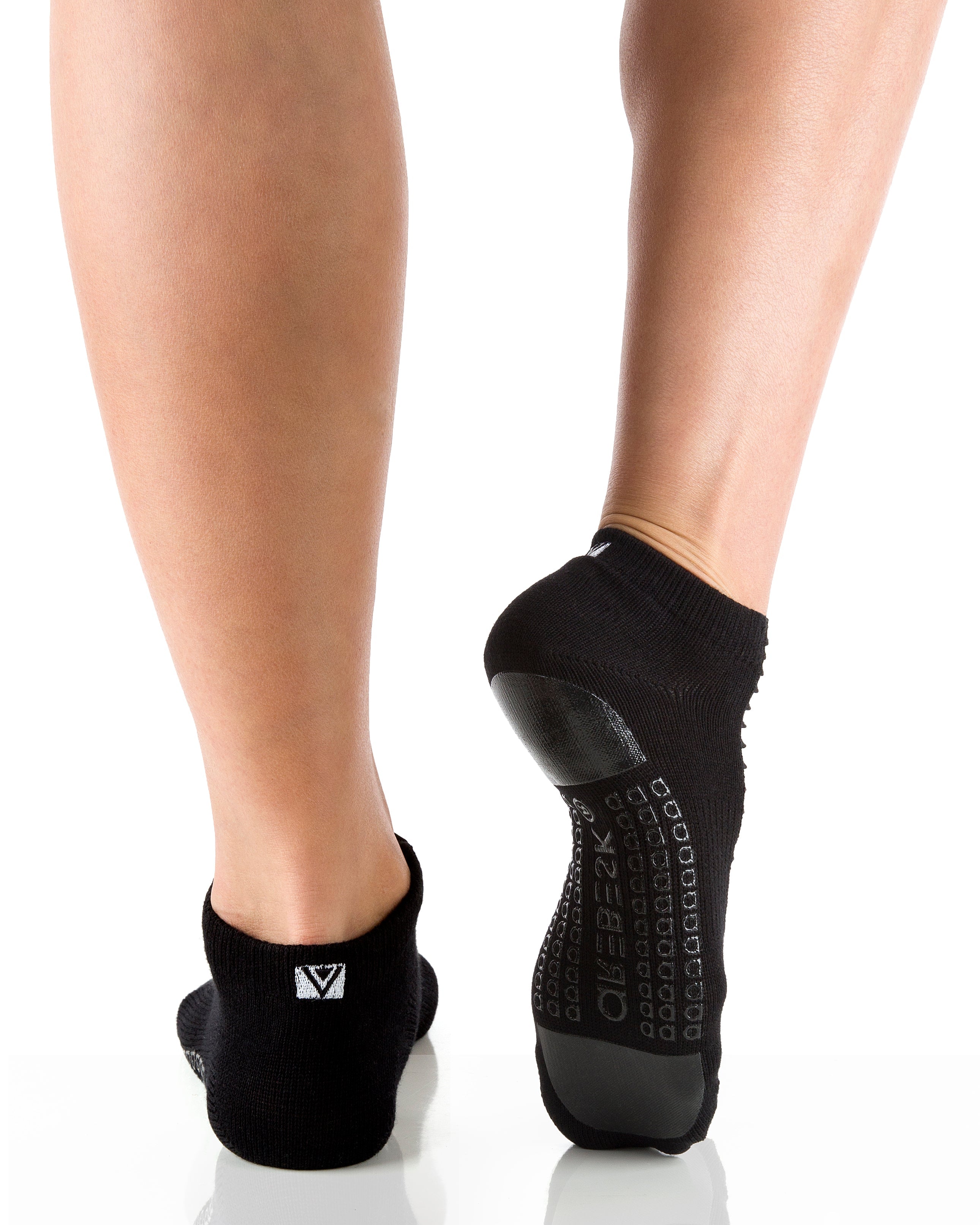 Regnsncox | Closed Toe Grip Socks with Pleated Interior Panels  Moto Closed Toe Grip Sock